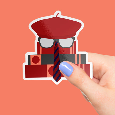 Max Fischer Premium Vinyl Sticker, Rushmore Wes Anderson-Inspired Laptop Decal